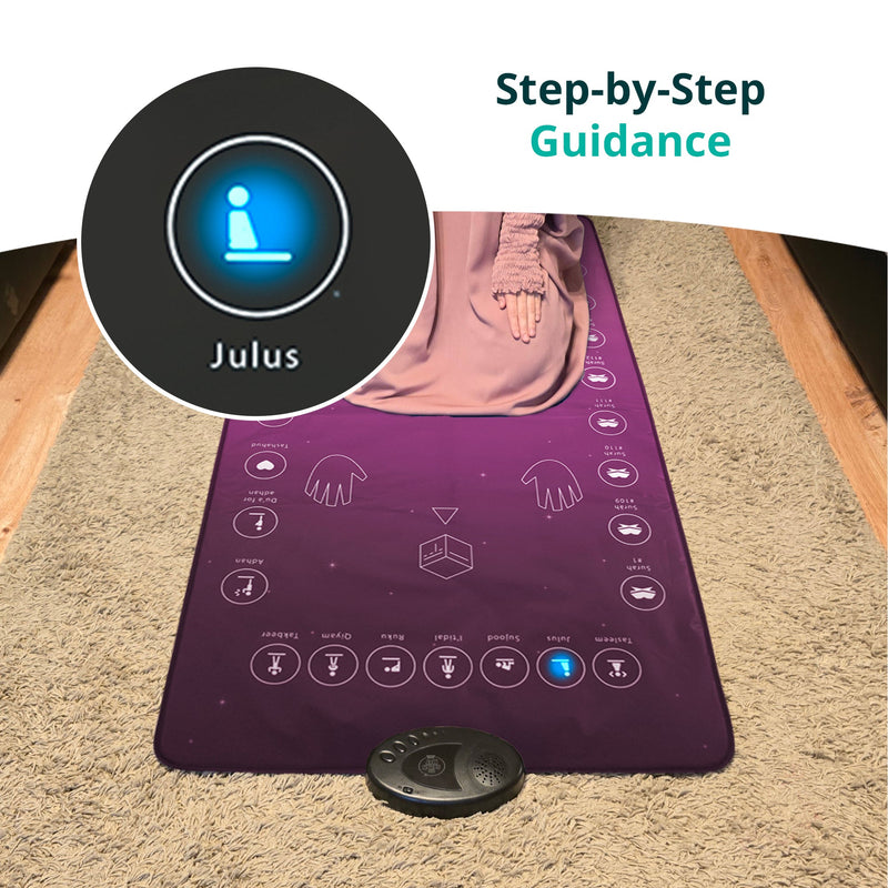 Smart Interactive Adult/Revert Prayer Mat | Rahma Version | 8years+ | Ramadan & Eid Gift