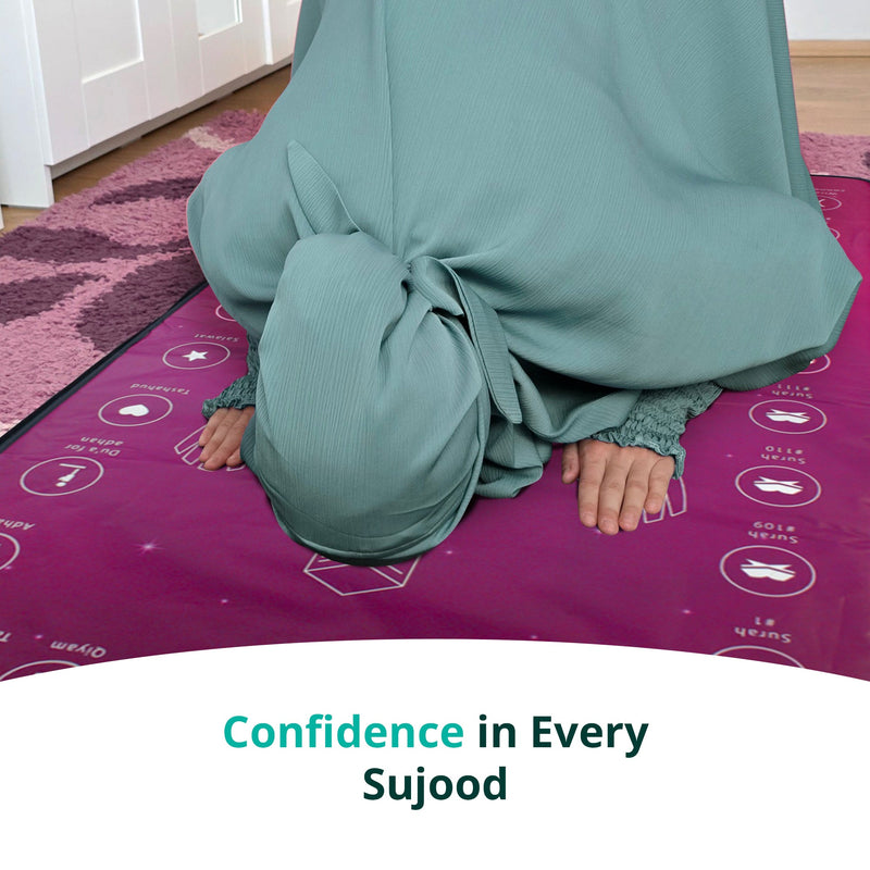 Smart Interactive Adult/Revert Prayer Mat | Rahma Version | 8years+ | Ramadan & Eid Gift