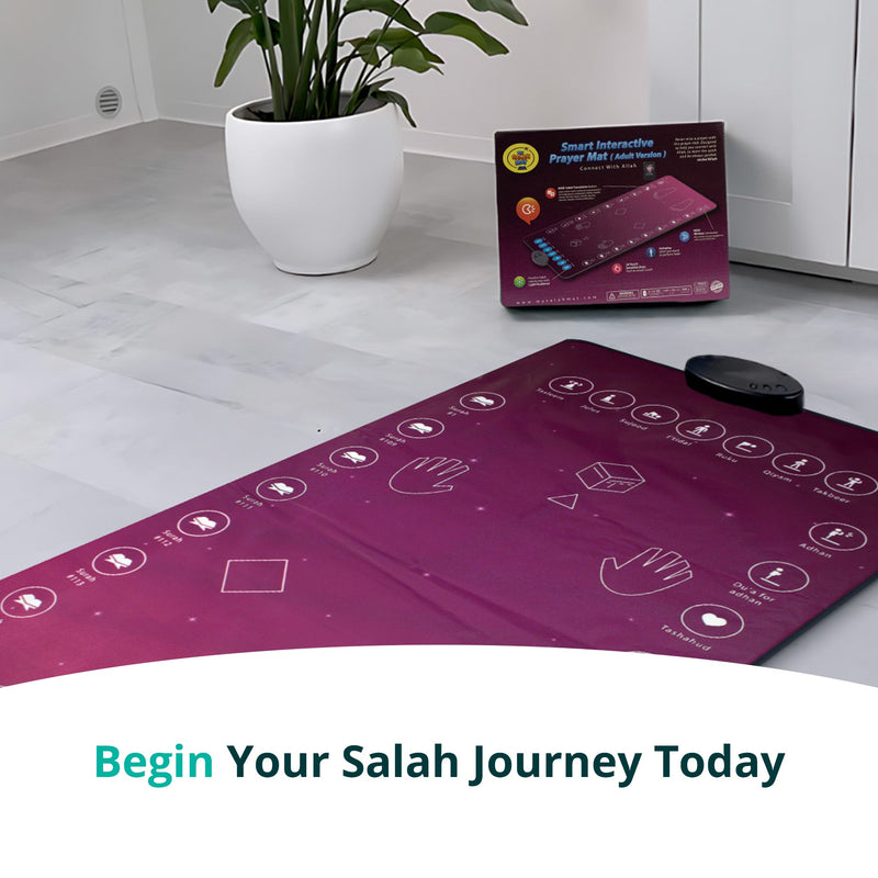Smart Interactive Adult/Revert Prayer Mat | Rahma Version | 8years+ | Ramadan & Eid Gift
