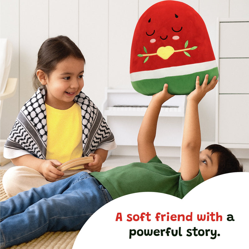 Nūr the Watermelon | A NEW Light-Up Interactive Islamic Plushie, Learn Surahs, Duas & More | Ramadan & Eid Gift