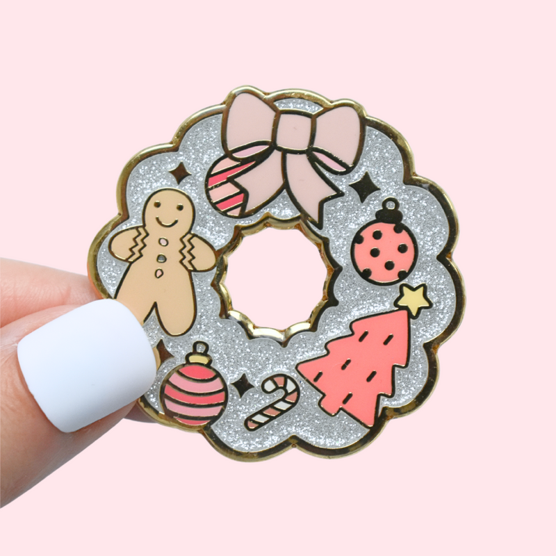 Silver Christmas Wreath