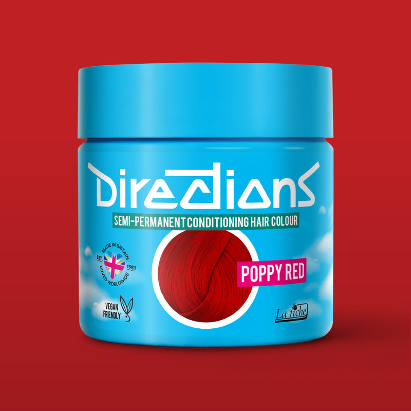 La Riche Directions Semi Permanent Hair Dye - Poppy Red