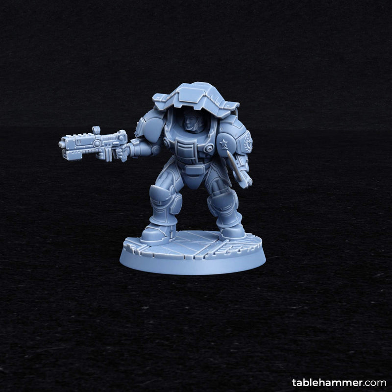 Myrmidon Armadillos - Ranged Superhuman heavy troops