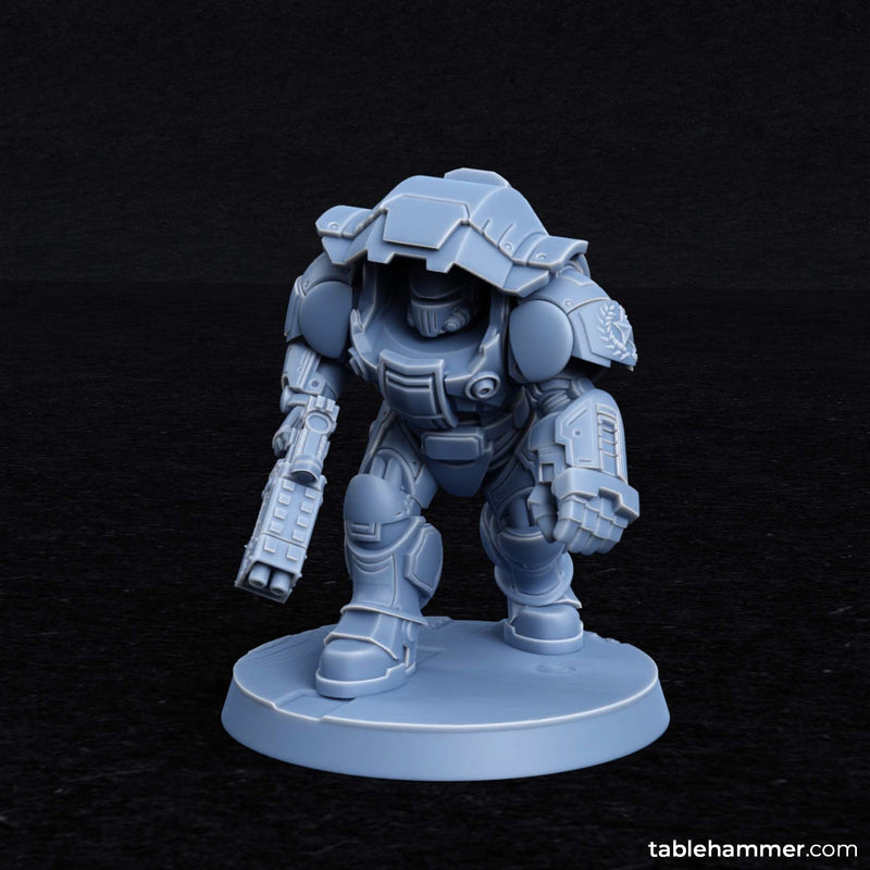 Myrmidon Armadillos - Ranged Superhuman heavy troops