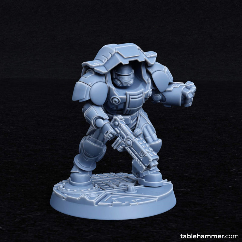 Myrmidon Armadillos - Ranged Superhuman heavy troops