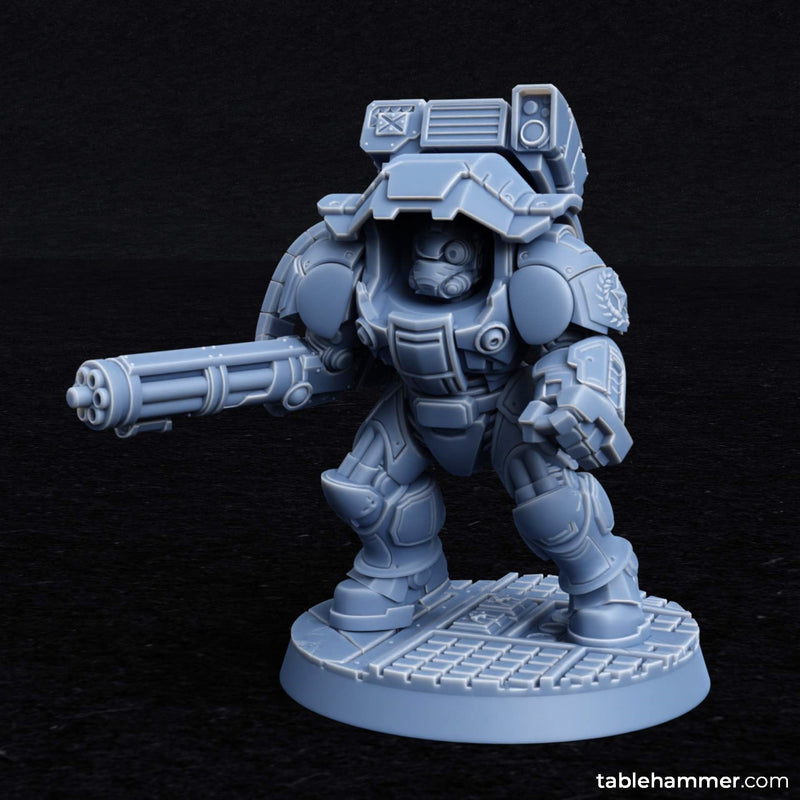Myrmidon Armadillos - Ranged Superhuman heavy troops