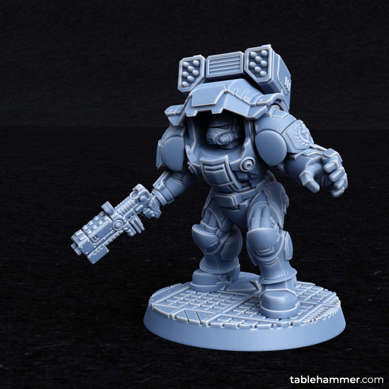 Myrmidon Armadillos - Ranged Superhuman heavy troops