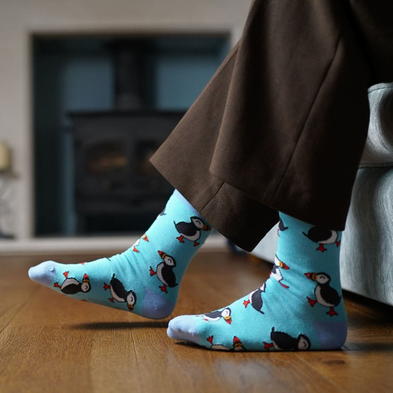 The Blue Puffin 2 Pack Bamboo Sock Set