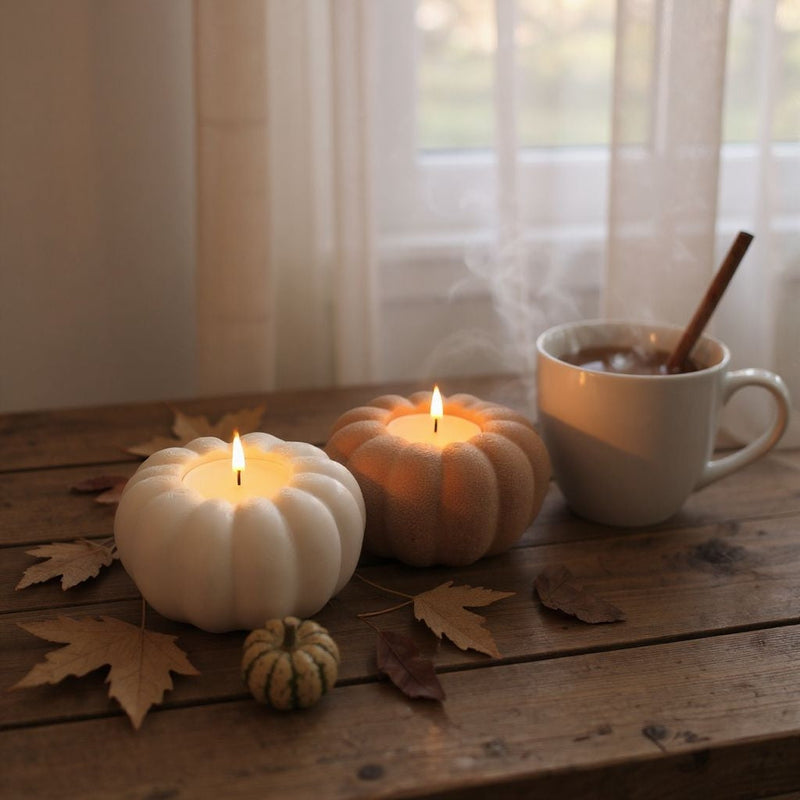 Autumn Pumpkin Tealight Holder