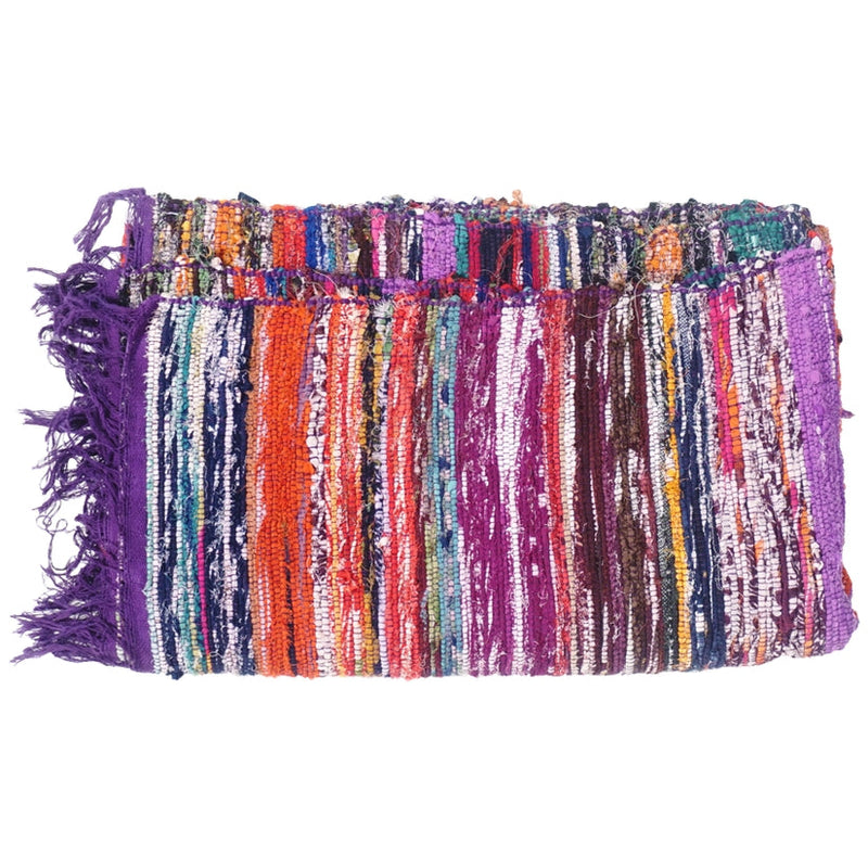 Purple Recycled Fabric Rug