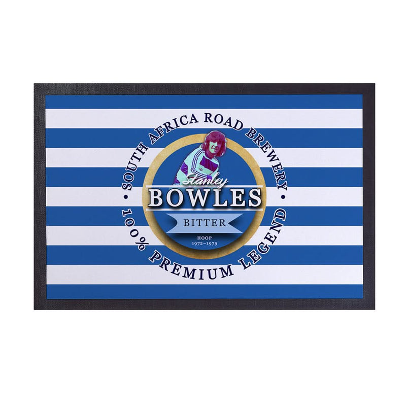 QPR BOWLES - Football Legends - Door Mat -60cm X 40cm