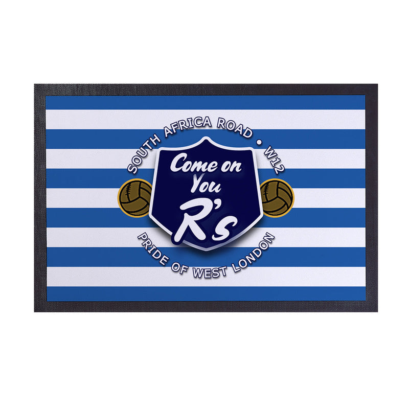 The Hoops Rs - Football Legends - Door Mat -60cm X 40cm