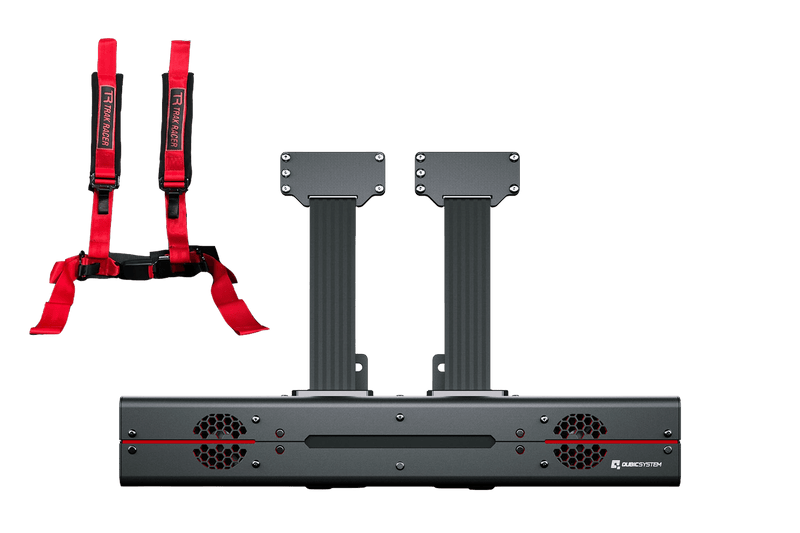 Qubic System QS-BT1 Direct Drive Seat Belt Tensioner with Optional Trak Racer Seat Harness