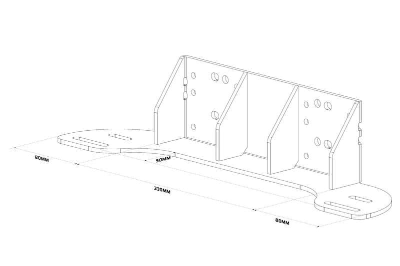 Qubic Seat Belt Tensioner with Universal Bracket - for Trak Racer and Non-Trak Racer Cockpits