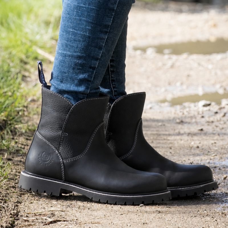 Quebec Waterproof Ankle Boots - Black