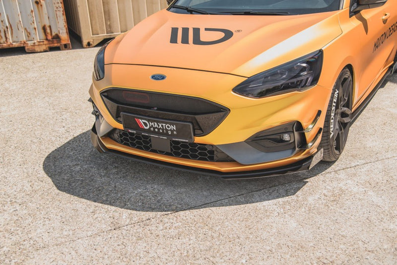 Maxton Design - Street PRO Front Splitter + Flaps Ford Focus ST / ST-Line Mk4