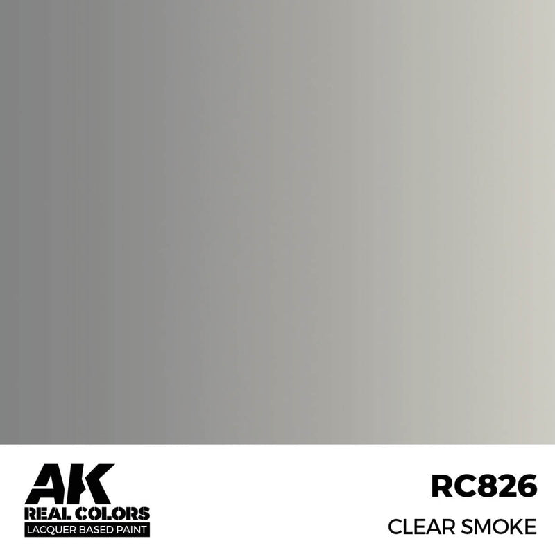 AK Interactive Real Colors - Clear Smoke 17ml. (RC826)
