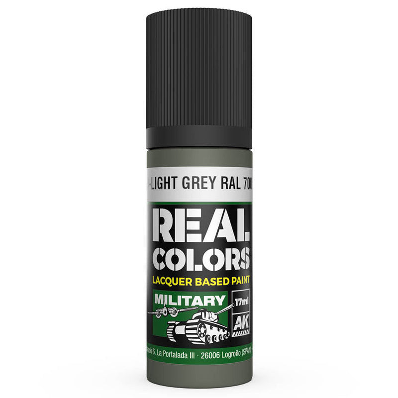 AK Interactive Real Colors - Hellgrau-Light Grey RAL 7009 (Interior Color)