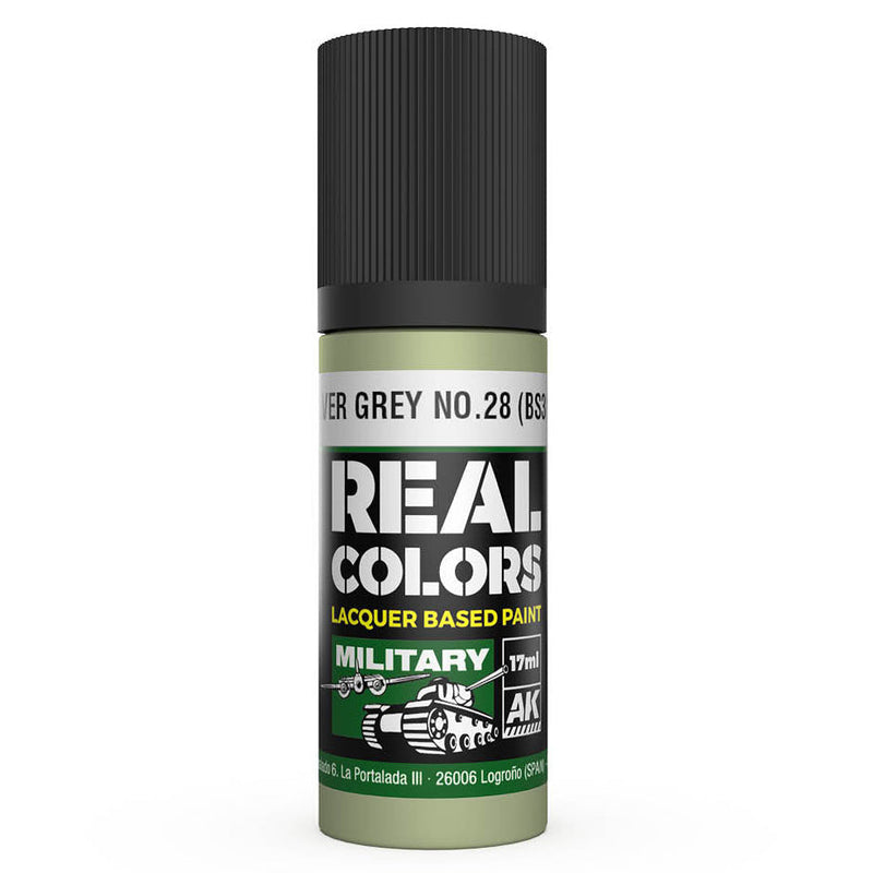 AK Interactive Real Colors - Silver Grey No.28 (BS381)