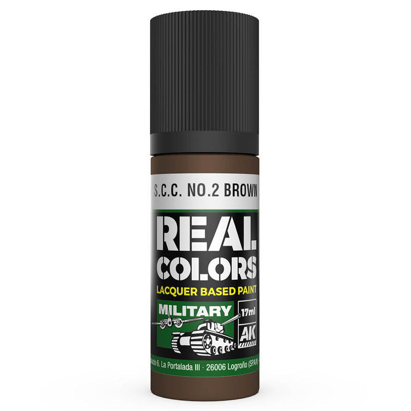 AK Interactive Real Colors - S.C.C. No.2 Brown