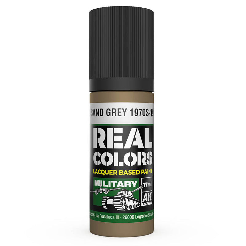 AK Interactive Real Colors - IDF Sand Grey 1970s-1980s