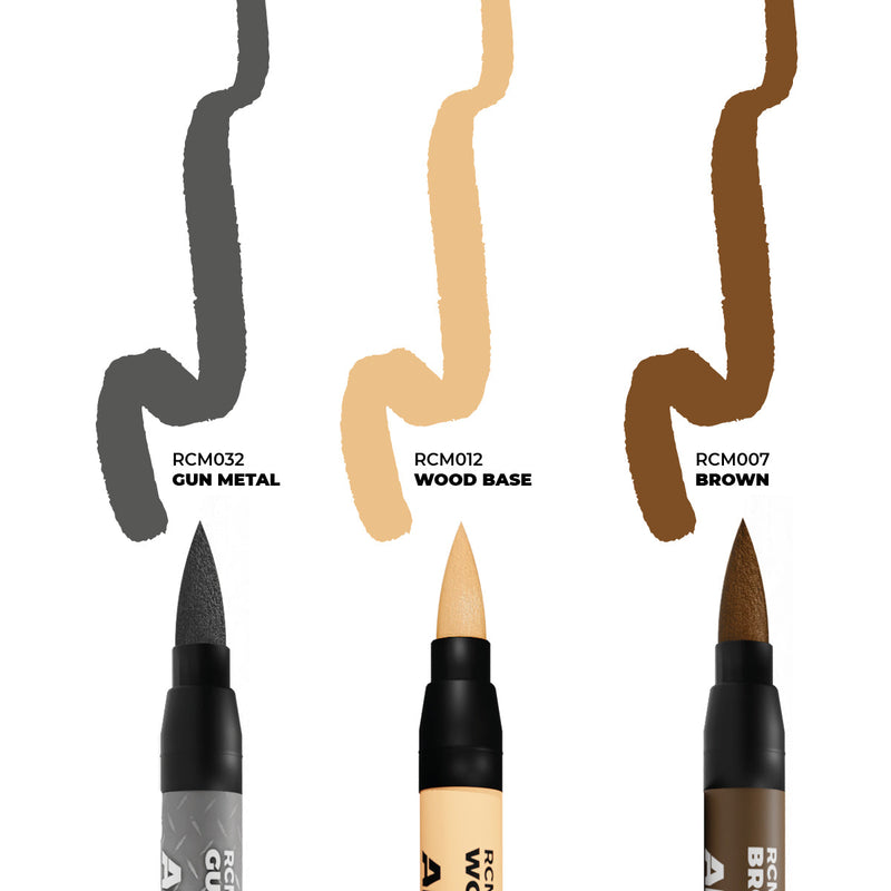 AK Interactive Real Colors Markers - Tools Set (RCM101)