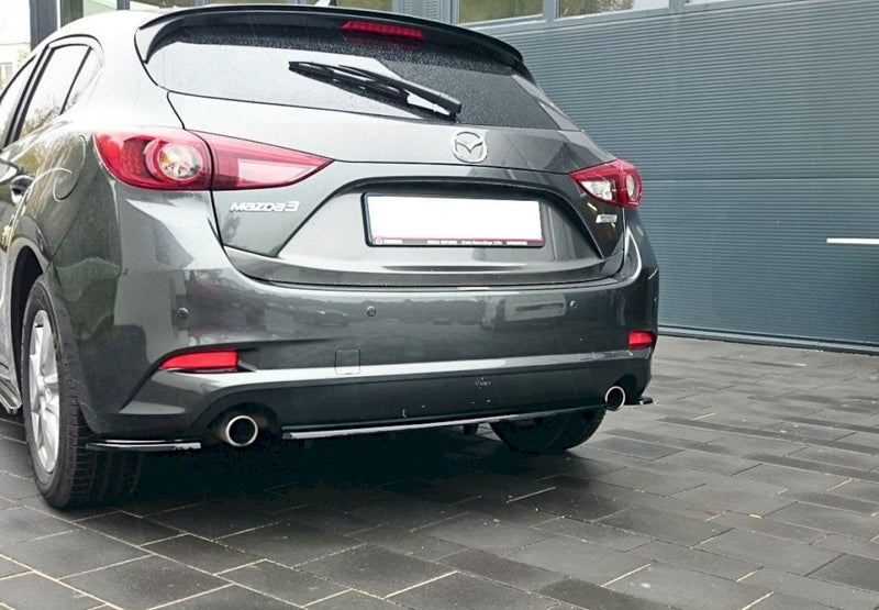 Maxton Design - REAR SIDE SPLITTERS MAZDA 3 MK3 FACELIFT (2017-UP)