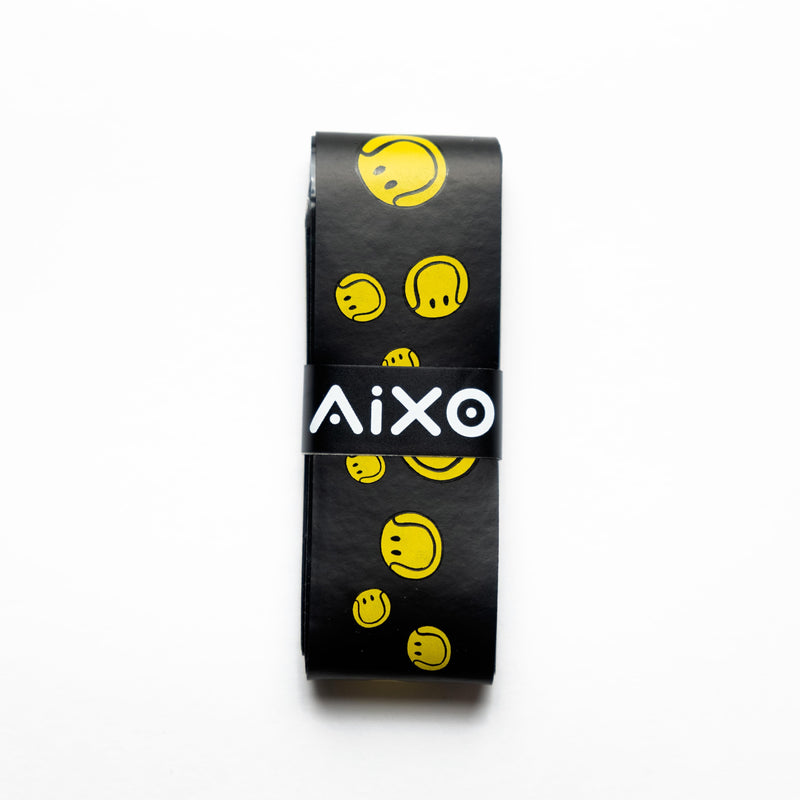 Aixo Smiley Ball Overgrip Black