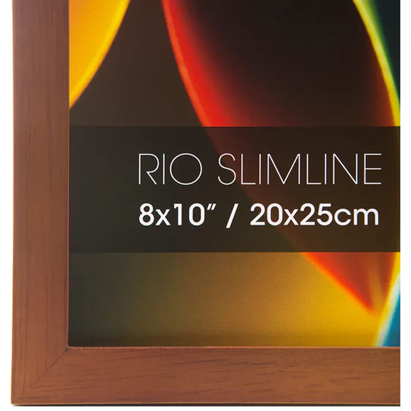 Kenro Rio Slimline 6x4 Photo Frame - Dark Oak