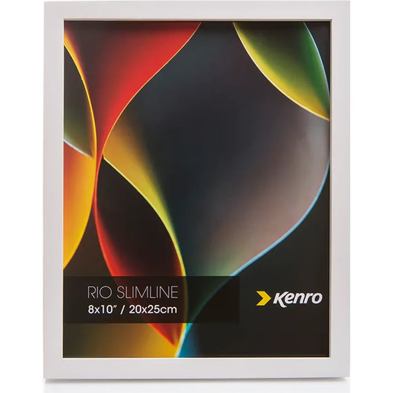 Kenro Rio Slimline 6x4 Photo Frame - White