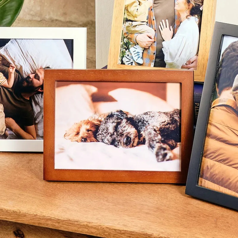 Kenro Rio Slimline 8x6 Photo Frame - Dark Oak