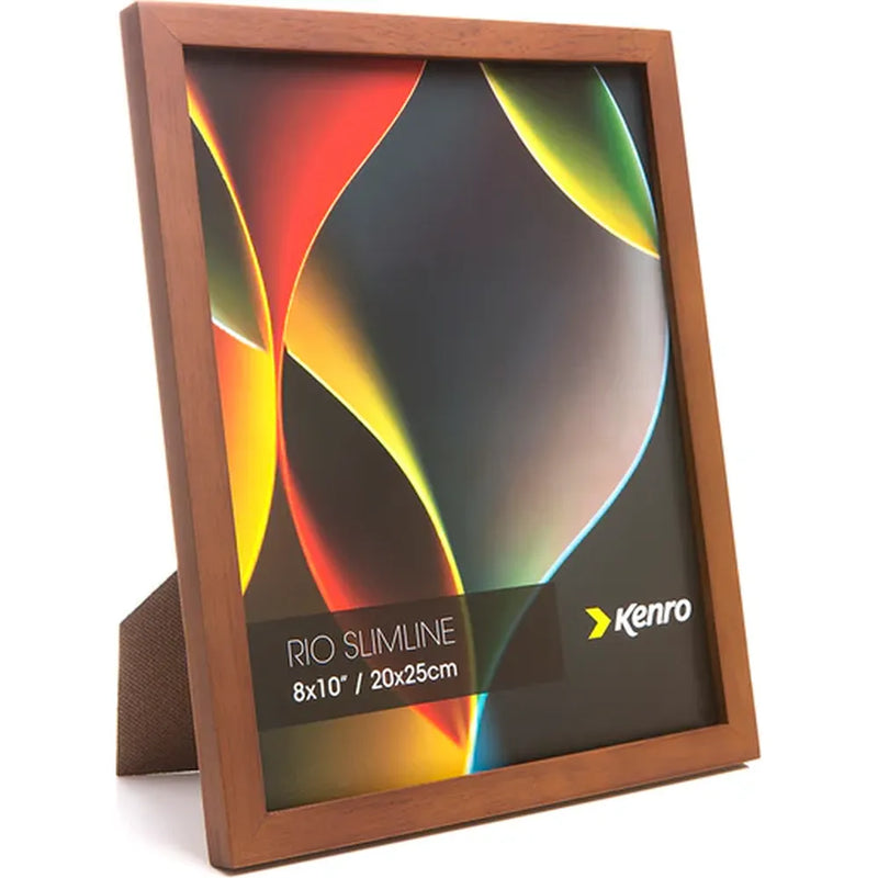 Kenro Rio Slimline 8x6 Photo Frame - Dark Oak