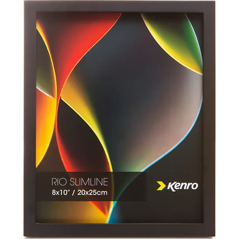 Kenro Rio Slimline 12x8 Photo Frame - Black