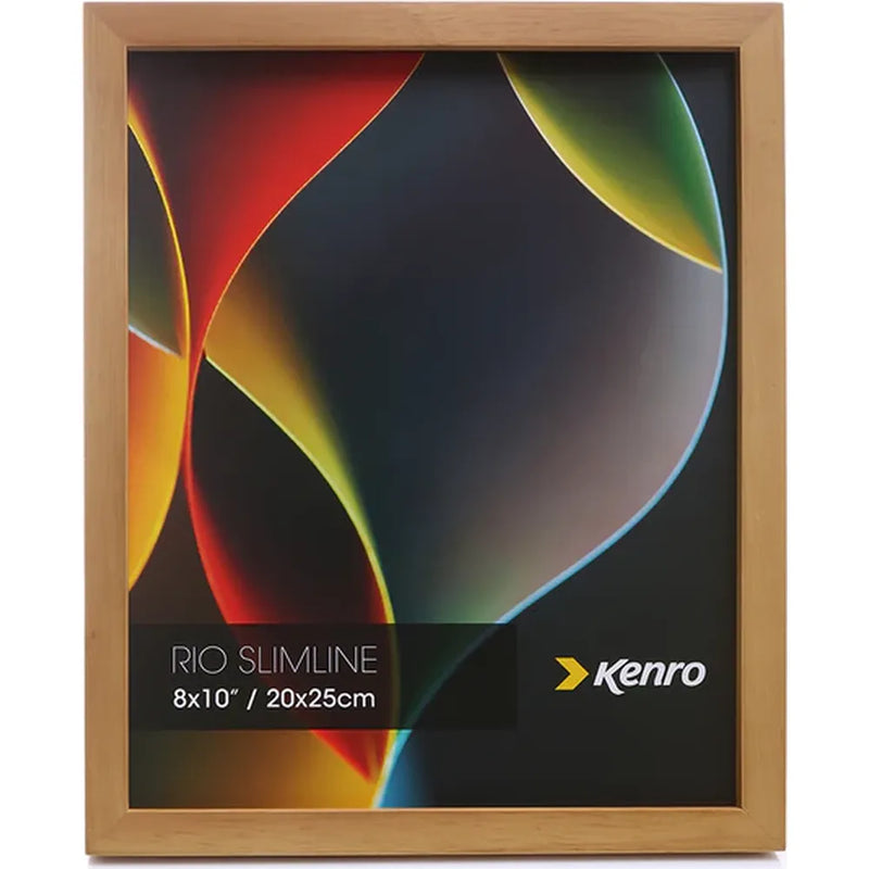 Kenro Rio Slimline 12x8 Photo Frame - Natural