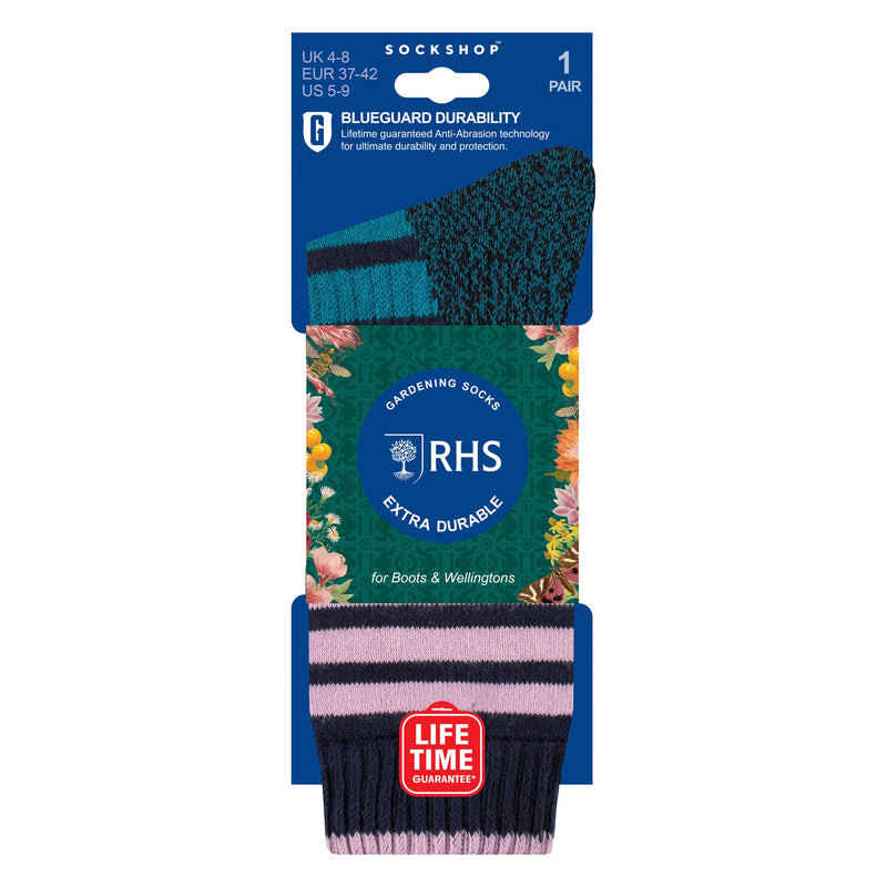 Ladies Crew Heavy Duty RHS Boot Socks | Long Lasting Gardening Socks