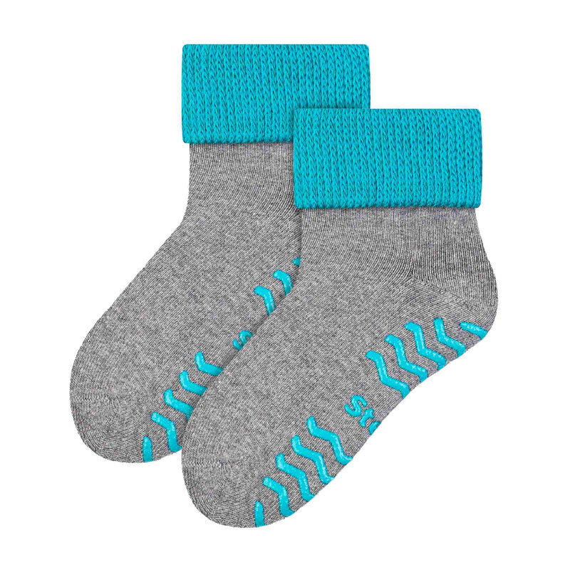 2 Pack Baby Toddler Anti Slip Socks (2 Sizes)