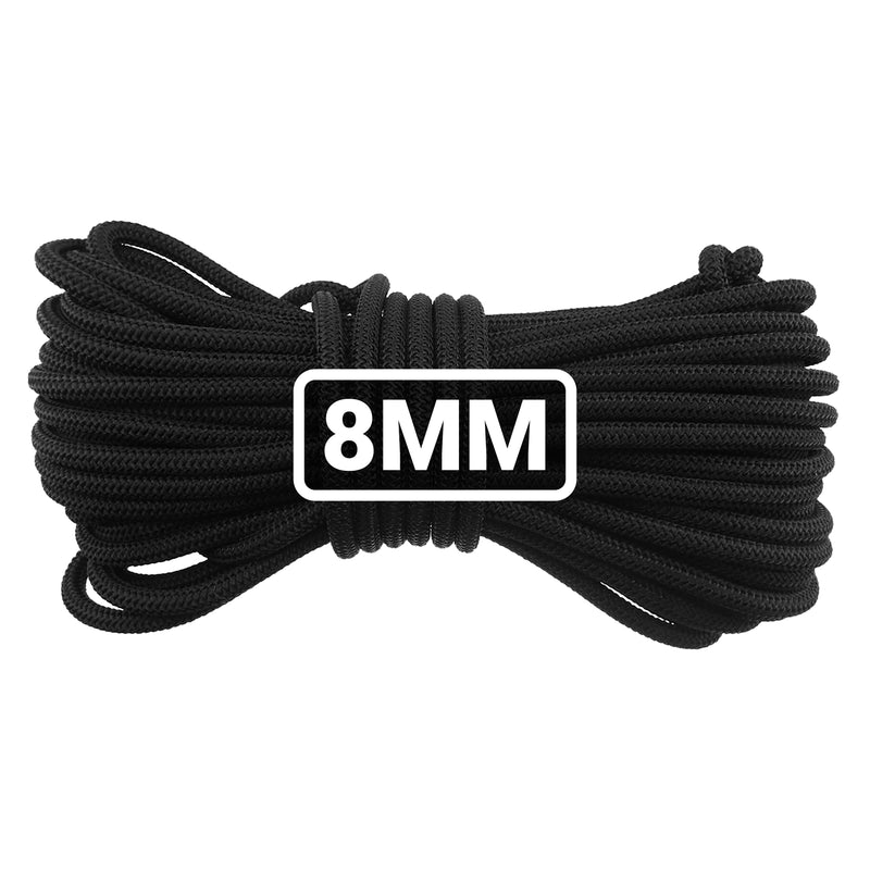 Black 8mm Bungee Rope