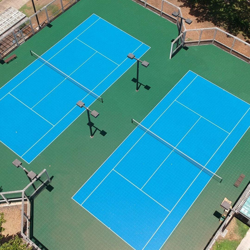 Tennis Court System (Singles) | Includes Court Markings