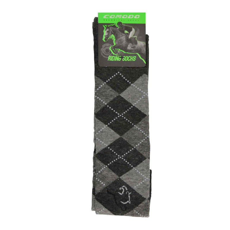 1 Pack Ladies Argyle Knee High Horse Riding Equestrian Socks