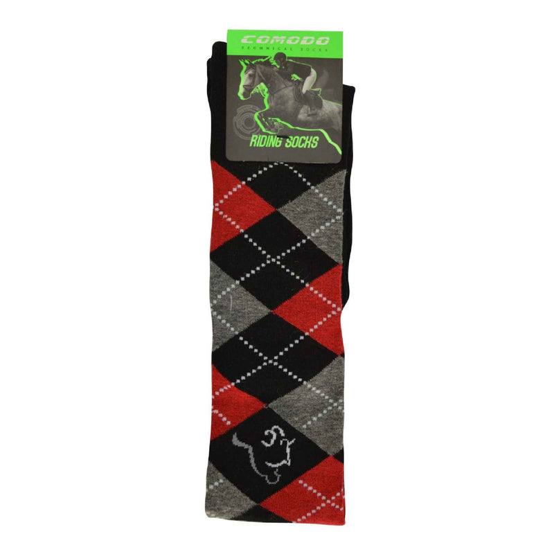 1 Pack Ladies Argyle Knee High Horse Riding Equestrian Socks