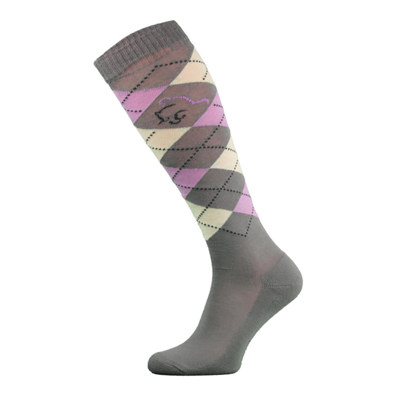 1 Pack Ladies Argyle Knee High Horse Riding Equestrian Socks