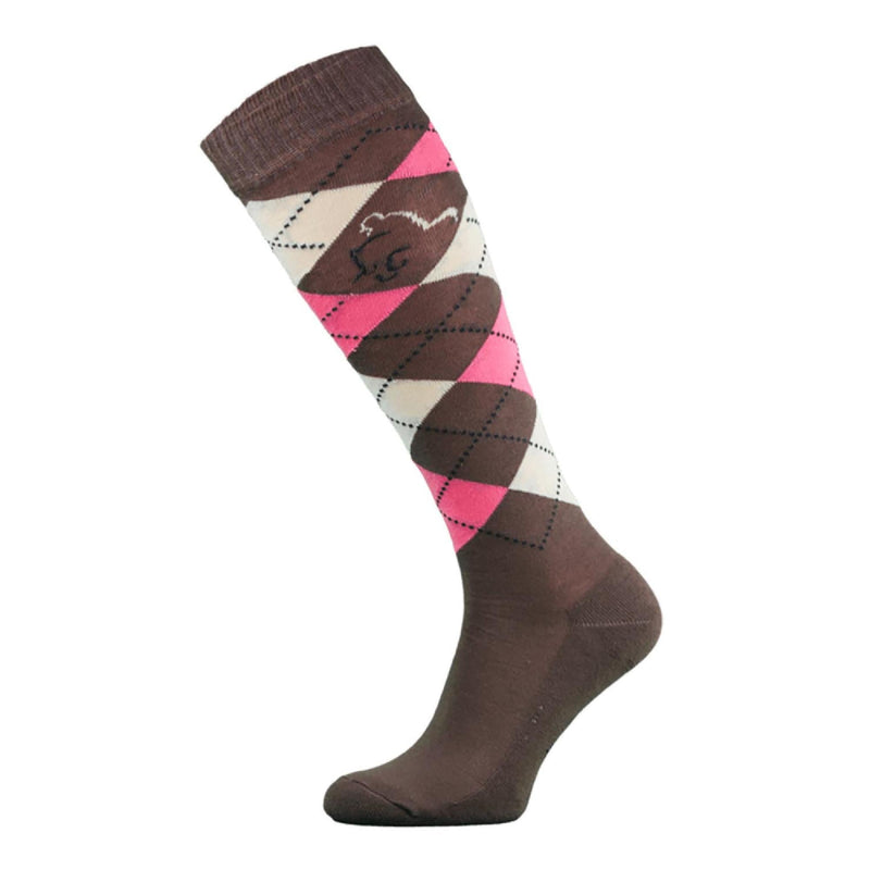 1 Pack Ladies Argyle Knee High Horse Riding Equestrian Socks