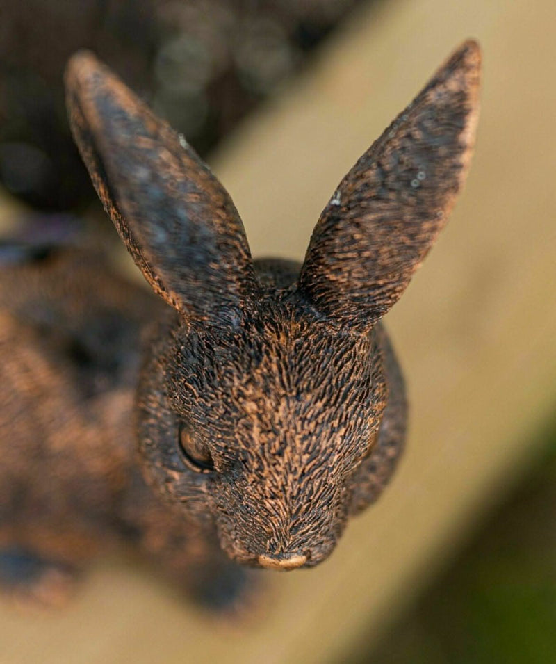 Rabbit with Solar Tail Garden Ornament
