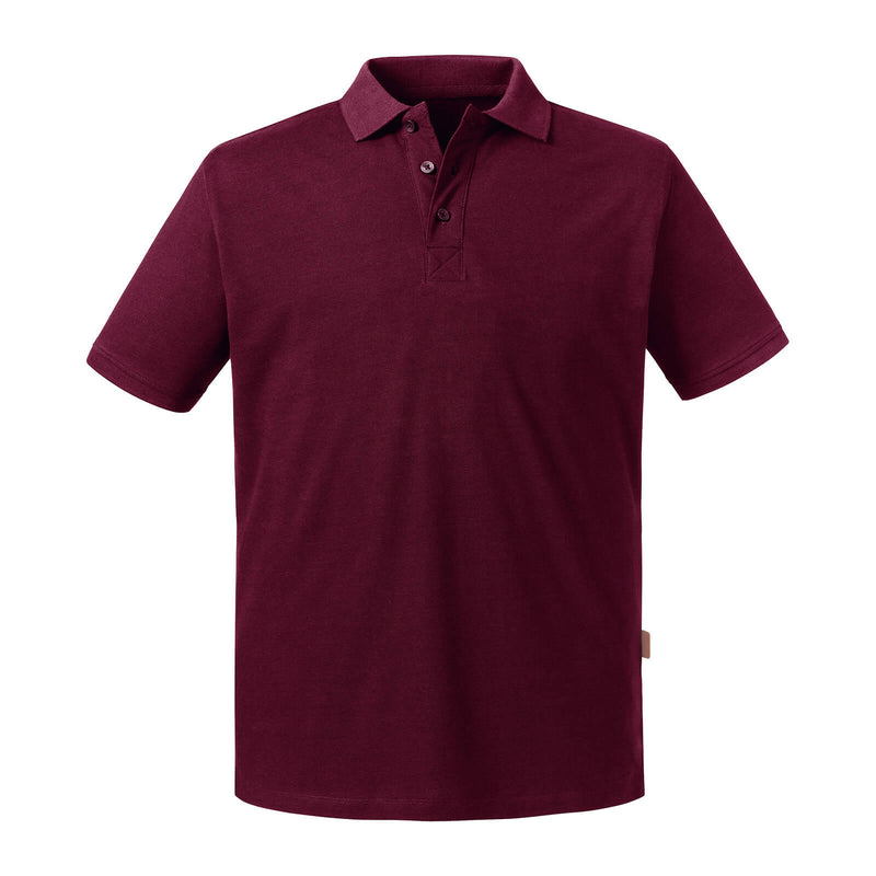 Russell Mens Pure Organic Polo