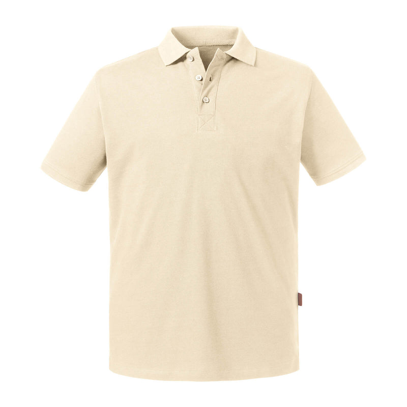 Russell Mens Pure Organic Polo