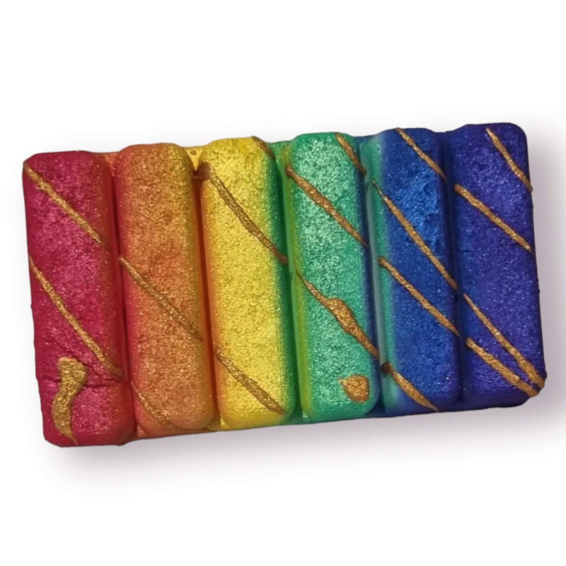 Rainbow Snap Bar Bath Bomb
