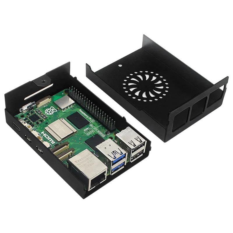 Raspberry Pi 5 Metal Case Active Cooler compatible