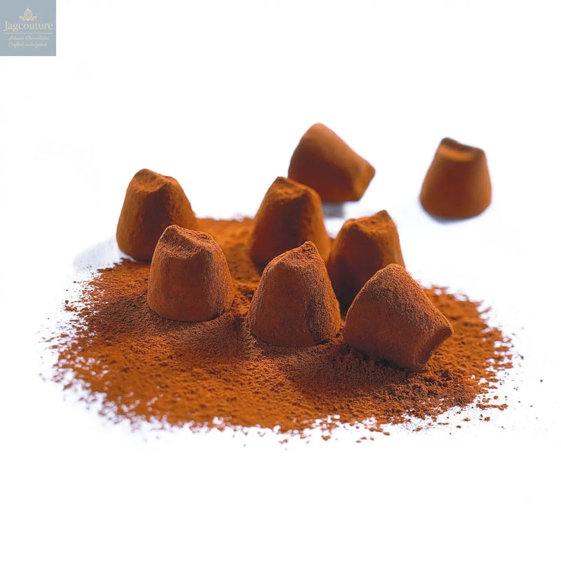 Raspberry - cocoa dusted flavoured French truffles