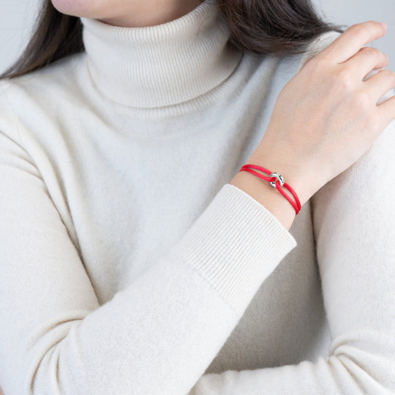 Silver Soho Diamond Cord Bracelet