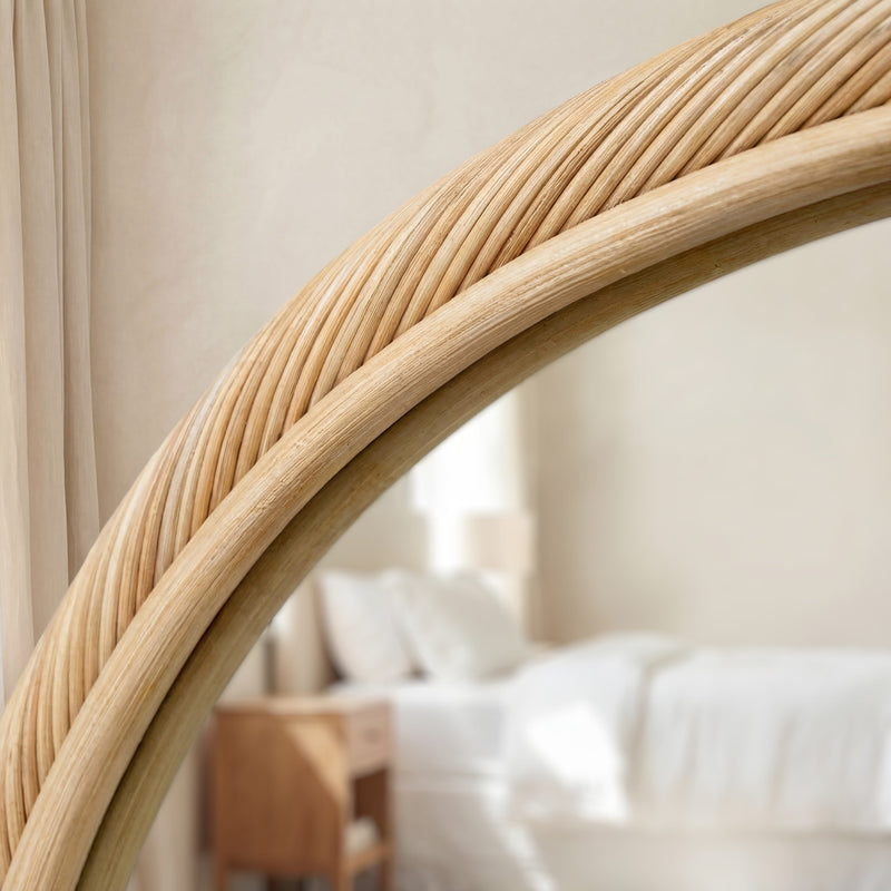 Citra Teak Leaning Mirror